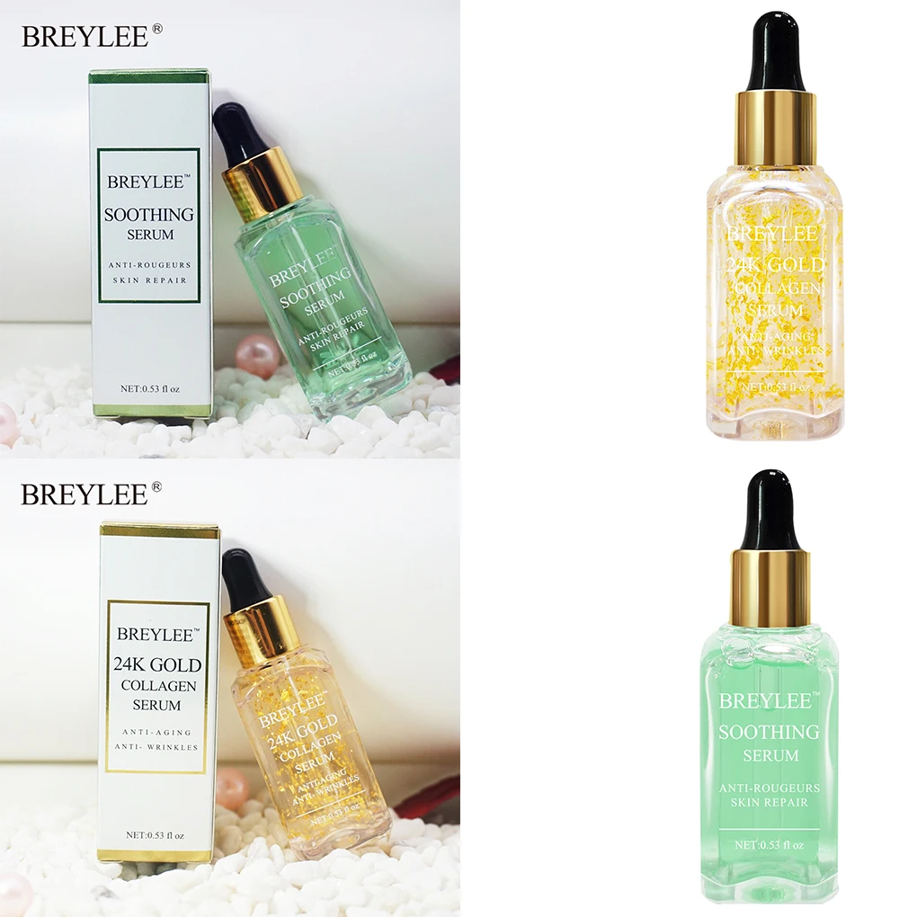 BREYLEE Lift укрепляющая Восстанавливающая Сыворотка Essence 24K Gold сыворотка коллаген для лица увлажняющая эссенция