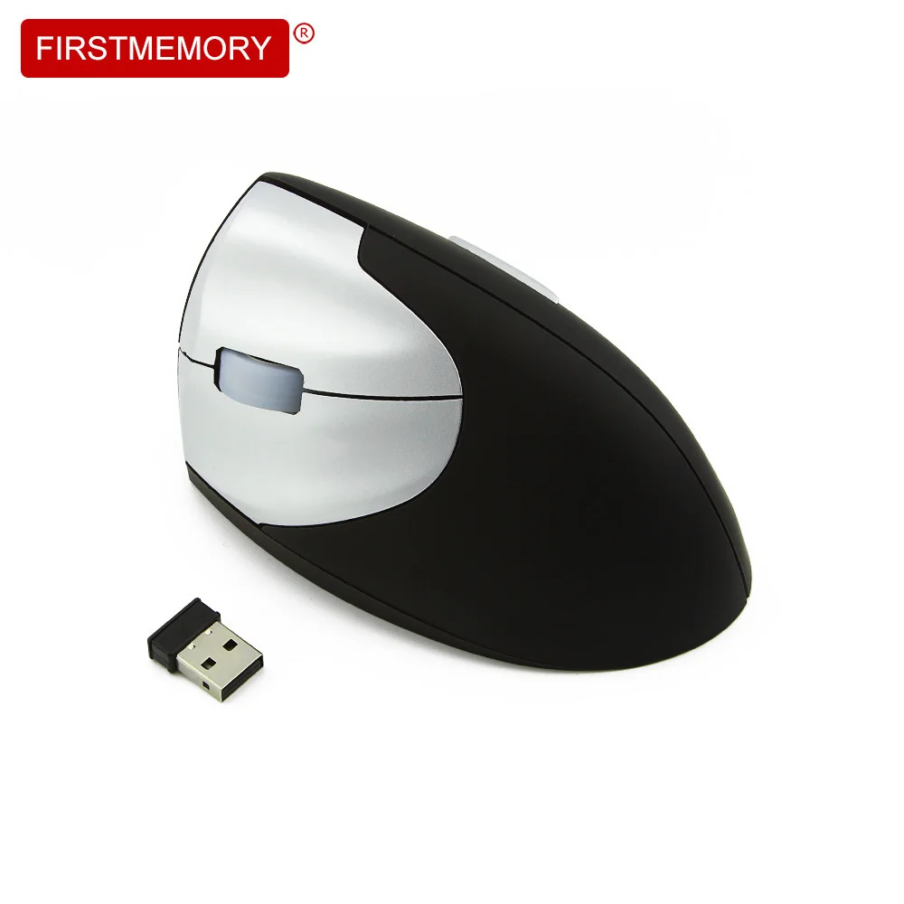 Firstmemory беспроводная Вертикальная мышь для левой руки эргономичная 2 4 ГГц 800 1200 1600
