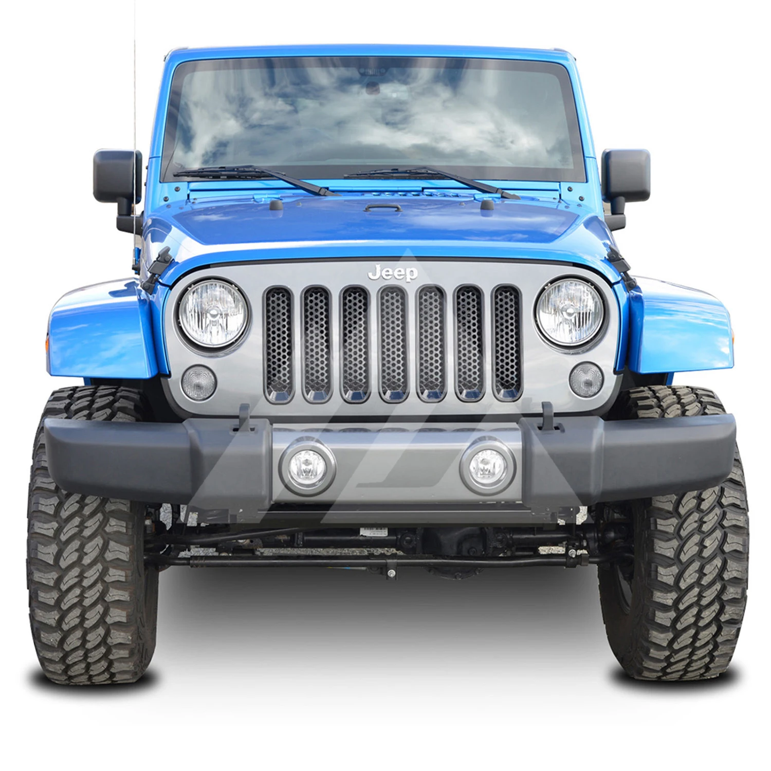 for 2007 2008 2009 2010 2011 2012 2013 Jeep Wrangler Black ABS Round Hole Packaged Grille