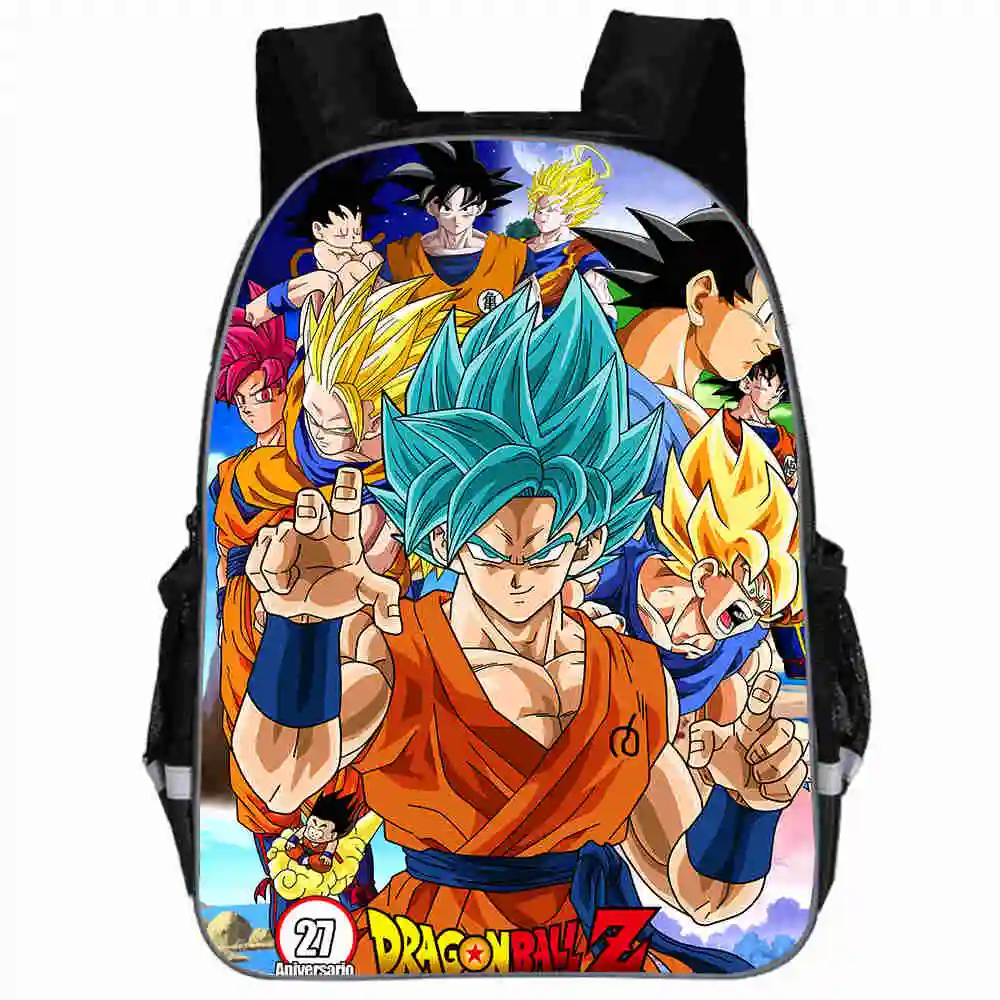 Рюкзак с драконом и шариком, ультра-Instinct Goku Z Vegeta, супер Saiyain, повседневные школьные сумки для маленьких мальчиков и девочек, подростков, Mochila Bolsa - Цвет: X