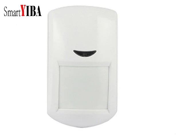 

SmartYIBA 433MHz Wireless PIR Motion Sensor Infrared Alarm Detector Work with Alarm System for Home Security PIR Motion Detector