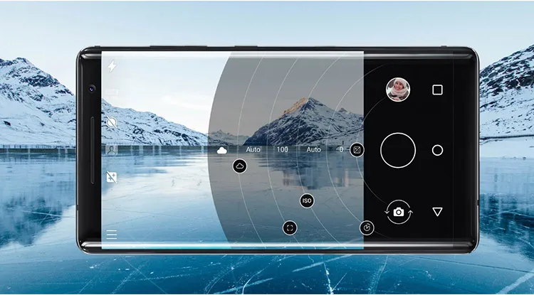 NOKIA 8 Sirocco 6GB RAM 128GB ROM Qualcomm Snapdragon 835 2.36GHz Octa Core 5.5 Inch POLED Corning Gorilla Glass 5 2K 3D Curved Screen IP67 Waterproof Dual Camera Android 8.1 4G LTE Smartphone