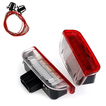 

Premium White Red LED Side Door Courtesy Lights For VW Golf GTi EOS Jetta Passat