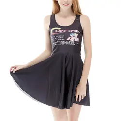Платье Косплэй для Contra силой мой супергерой вечерние 3D жилет с принтом теннисная юбка Бодибилдинг Фитнес ультра Instinc Для женщин Мода