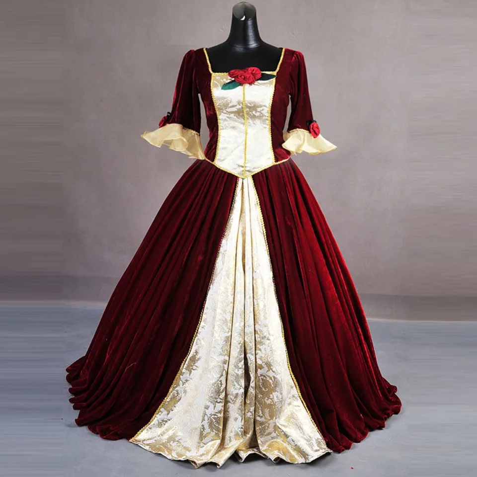 Disney Vestito Carnevale Belle Adulto Costume Principessa Bella