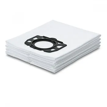 

4 pieces/lot Vacuum Cleaner Bags Microfleece Dust Filter Bag for Karcher W 5 P Premium MV4 MV5 MV6 WD 4 WD 5 WD 6 Vacuum Bags