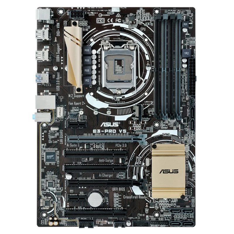 

E3-PRO V5 DDR4 LGA1151 all solid-state game motherboard supports 1230 V5