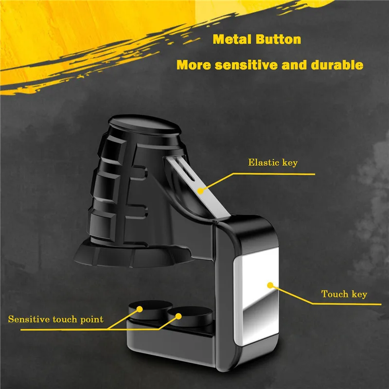 S9 PUBG Mobile Phone Game Trigger Fire Button Gamepad Controller Six Fingers Linkage Gaming Joystick Aim Key Shooter S9 PUBG Mobile Phone Game Trigger Fire Button Gamepad Controller Six Fingers Linkage Gaming Joystick Aim Key Shooter