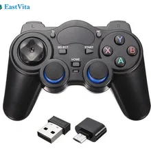 BEESCLOVER 2,4G Hz беспроводной игровой контроллер игровой джойстик USB радиочастотный приемник для микро-usb Android tv Tablet r25