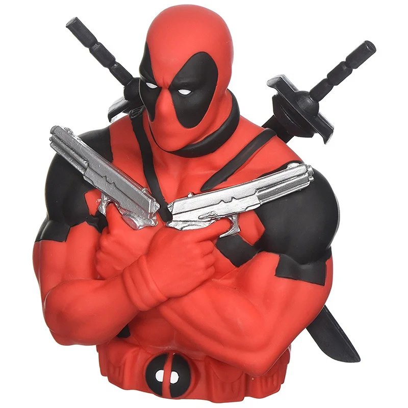

Deadpool Saving Pot Marvel Figure Toys 18cm PVC Deadpool Saving Pot Desktop Decoration