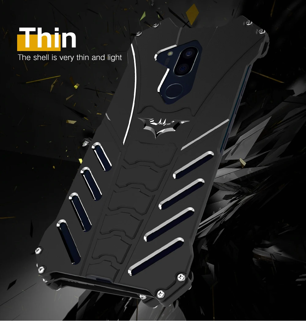 Batman Shockproof Armor Metal Phone Case For LG - Super Comics Online _02