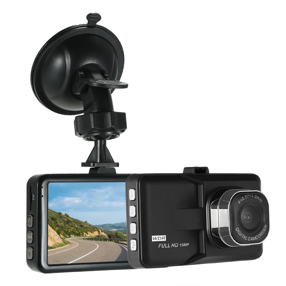 

3" Car DVR Dash Cam Camera Video Recorder LCD FHD 1080P Vehicle Camcorder Dashboard/Motion Detection/Loop Recording