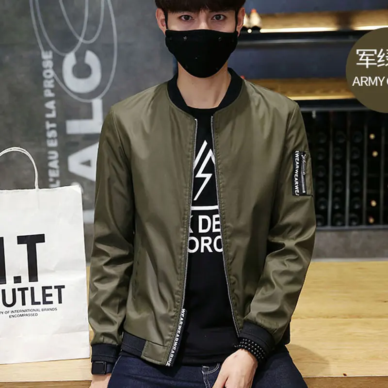 Venta caliente Casual Abrigos Para Hombre Estilo Militar Negro Chaqueta Para Hombre Slim Fit Hip Varsity Chaqueta jaqueta masculina|jackets babies|jacket shoulderjacket diamond - AliExpress