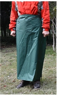 WOLFONROAD походные дождевые штаны Водонепроницаемые дождевые юбки напольный коврик для кемпинга ковер горный грязный фартук пончо сумка чехол L-JY-01 - Цвет: green