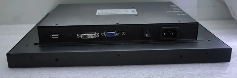 Новый 15-дюймовый 4:3 открытый каркас металлический корпус водонепроницаемый DVI VGA, USB (RS232) 4 провода резистивный промышленного сенсорный