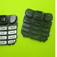 Английская клавиатура Кнопки для Nokia 6303 6303c серебристый черный