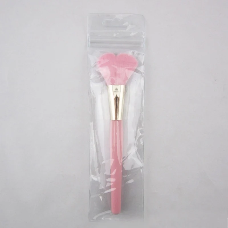 

1Pc Love Heart Shape Makeup Brush Cosmetic Powder Face Blusher Foundation Make Up Tool HS11