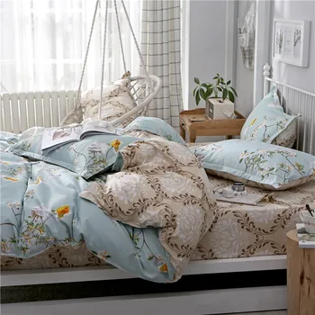 

HOME Pattern Bedding Set 1.5/1.8m Bed Fitted Sheet Double Elastic Sheet Bedspread Duvet Cover Underwear Decor Home Textiles 47
