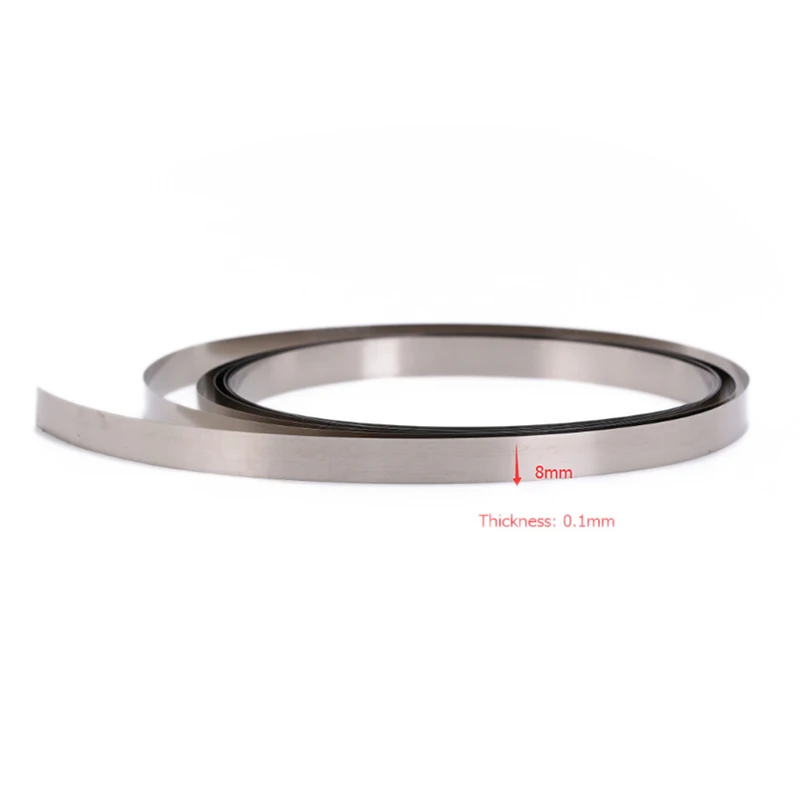 

2M 8mm 0.1/0.12/0.15 Nickel Plated Strip Tape For Li 18650 Battery Spot Welding Compatible For Spot Welder Machine