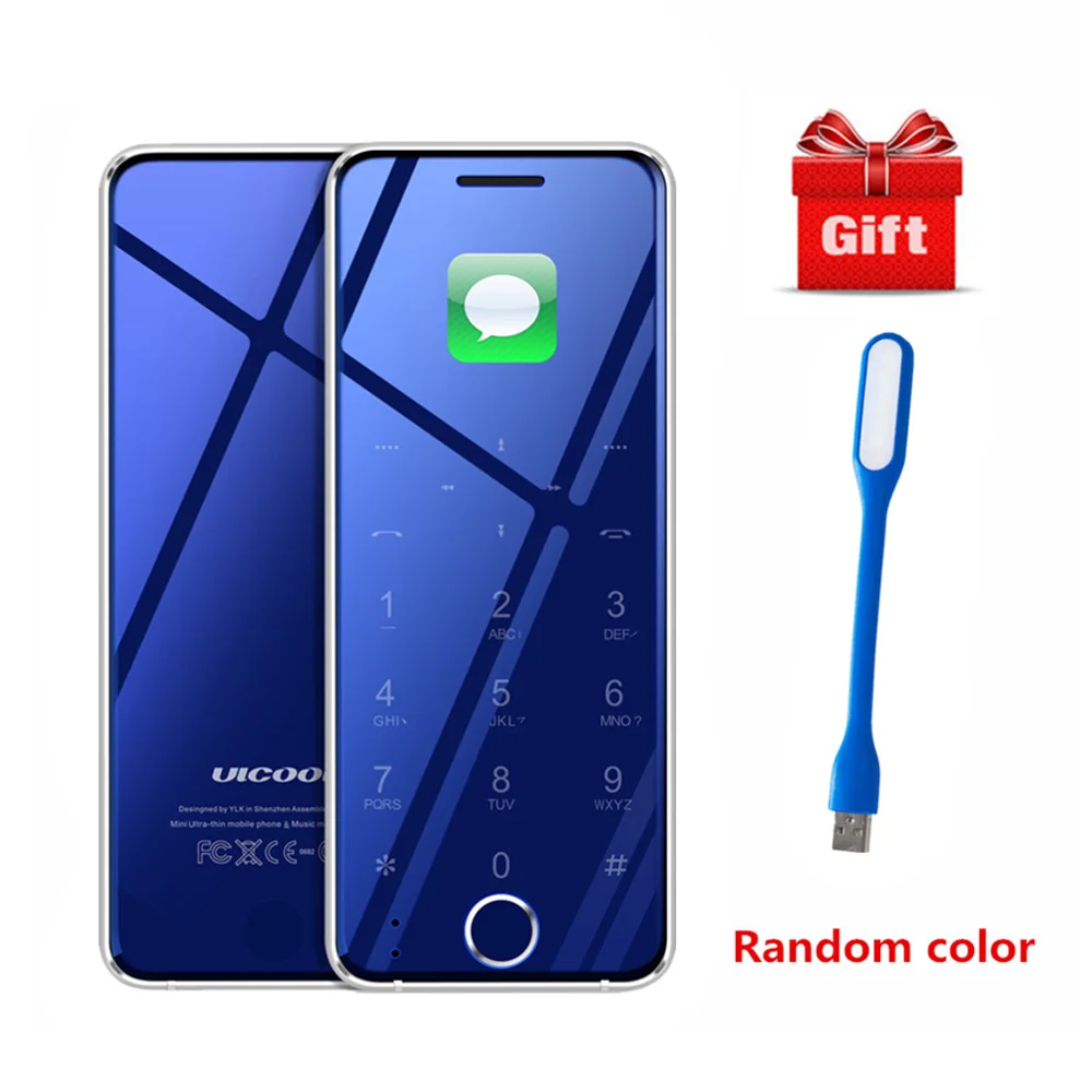 

Original Ulcool V66 Ultra Slim Metal Body Mobile Phone bluetooth dialer 1.67 Inch FM Radio dual SIM card Small Cellphone
