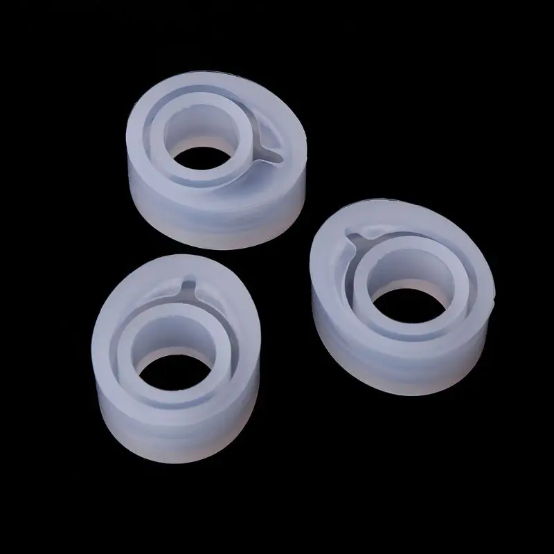 Эпоксидная каучуковый Комплект кольцо силиконовые формы; 3 размера; флакон-капельница, сделай сам, ювелирное изделие кольца 16/16. 6/17 мм
