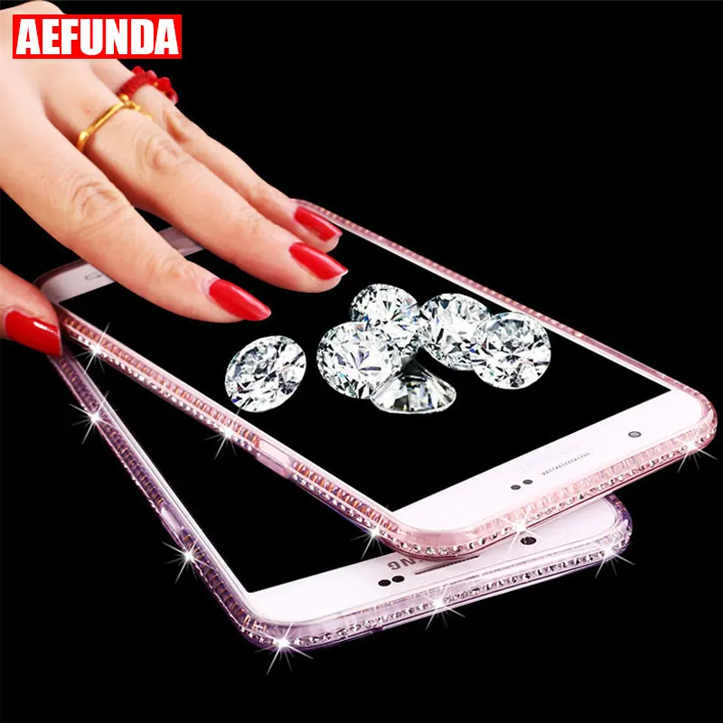 

Luxury Bling Diamond Transparent Phone Case for Samsung Galaxy A30 A50 A70 A7 2018 A40 A60 A10 A20 M10 M20 M30 Clear TPU Cover