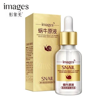 

IMAGES Snail Serum Anti Wrinkle Anti Aging Collagen Whitening Skin Repair Facial Care Acne Treatment Liquid Essence Face Cream