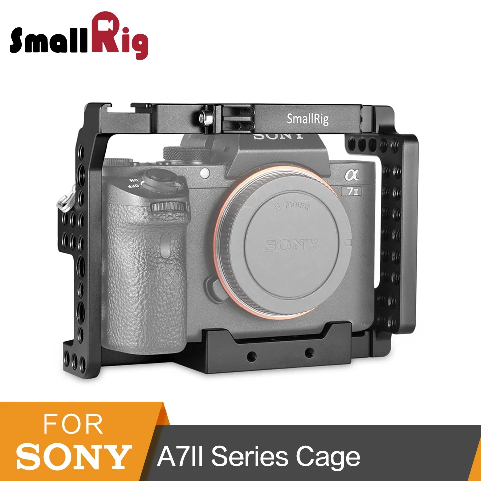 SmallRig Camera Cage For Sony A7II/A7RII/A7SII ILCE 7M2/ILCE 7RM2/ILCE