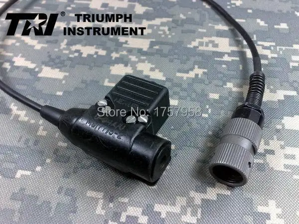 TRI MSA U94 6 контактный/5 контактный Водонепроницаемый Военный PTT для детской лампы|tri
