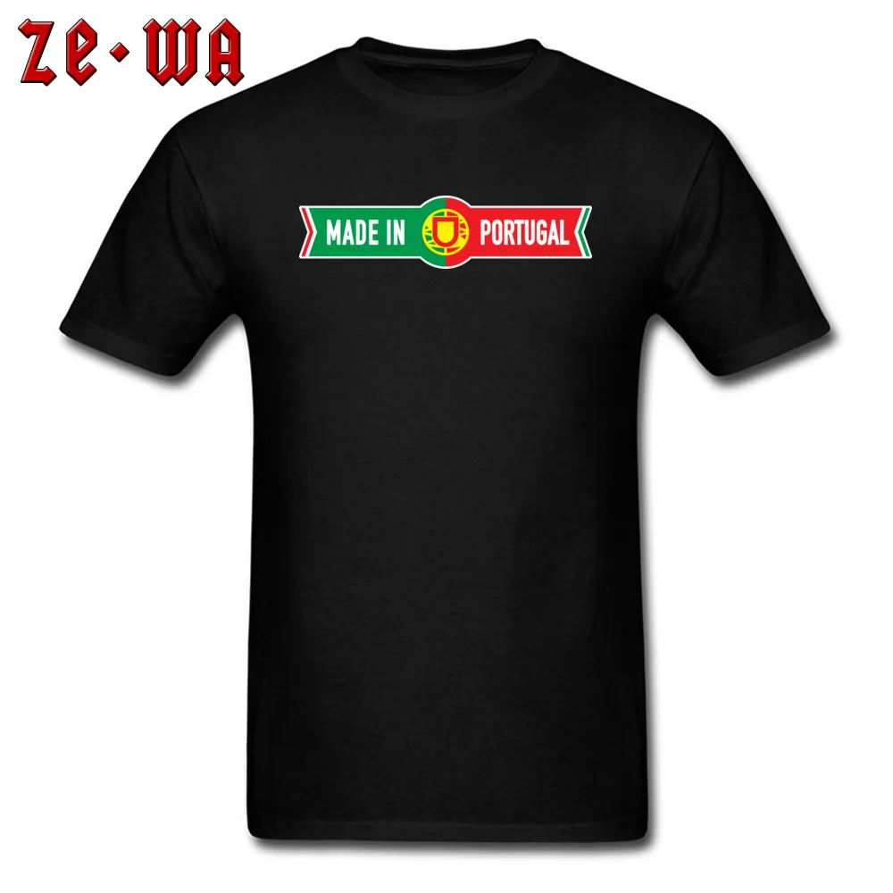Made in Portugal Summer Fall 100% Cotton Fabric Crewneck Tops & Tees Short Sleeve Summer Tshirts Wholesale Summer T-shirts Made in Portugal black