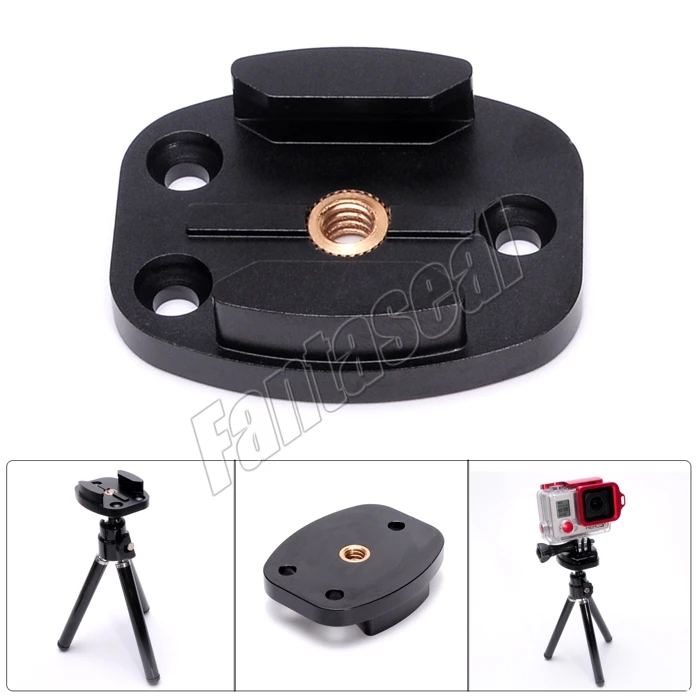 Gopro Accessories Tripod Mount adapter with 1/4 adapter plate for Gopro