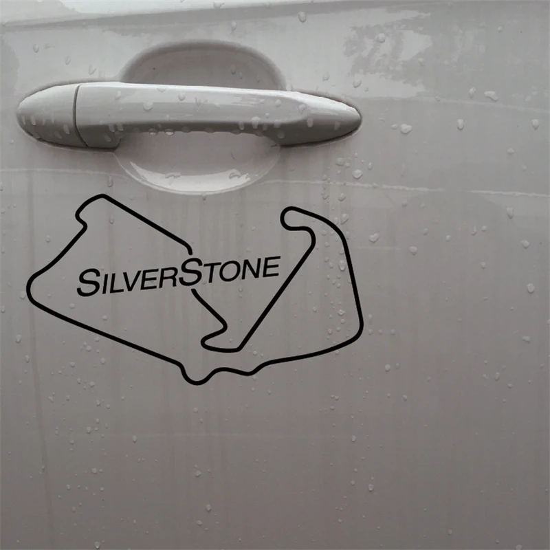 

Silverstone Race Track Sticker Vinyl Graphic Decal Motor Racing Car GP F1 Circuit