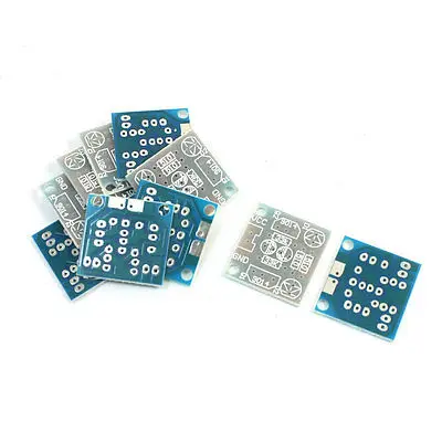 

10Pcs 5mm LED Simple Flash Light Simple Circuit Kit PCB Bare Board