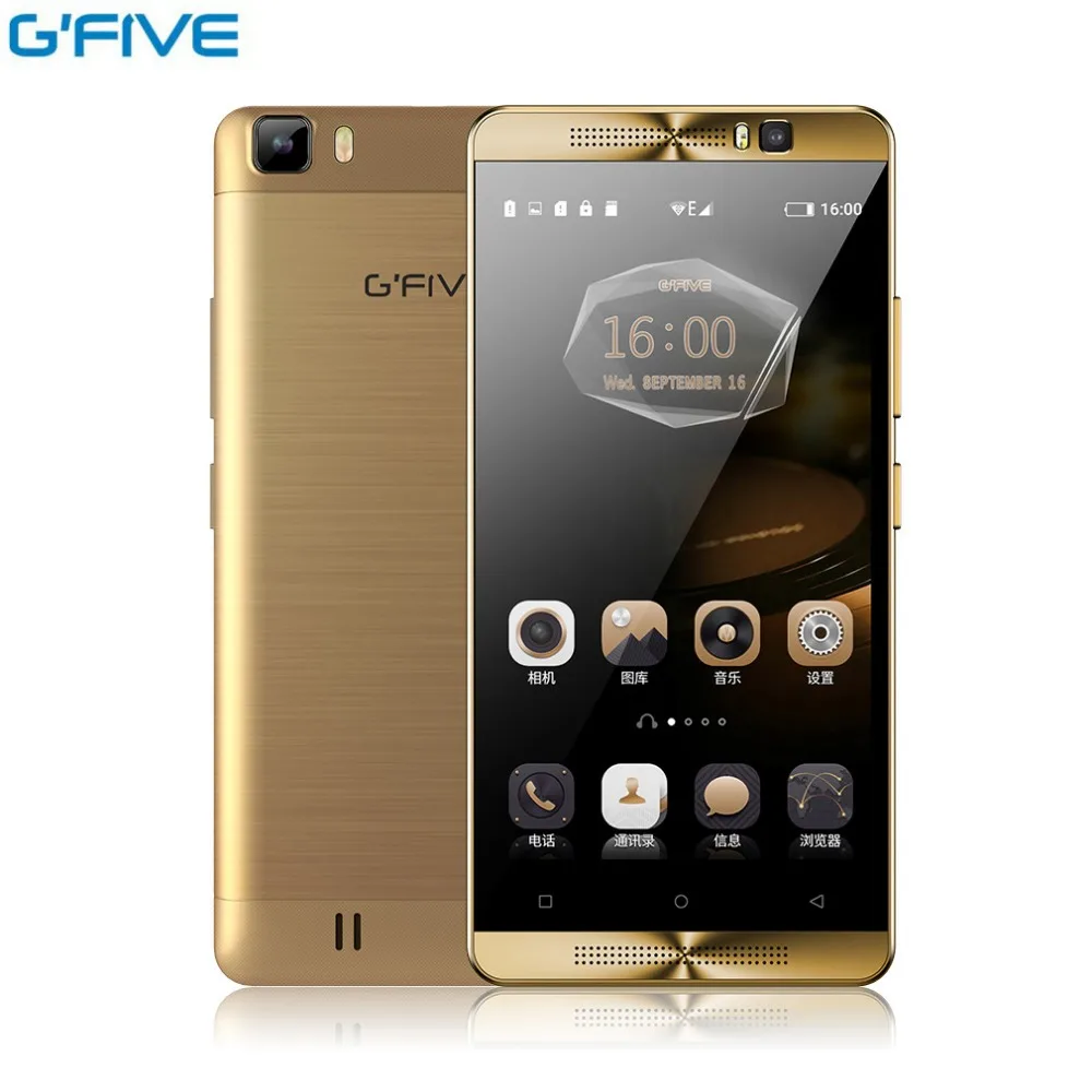 Original Gfive L3 5 5 inch Mobile Phone Android MT6580M Quad Core Smartphone 2GB RAM 16GB
