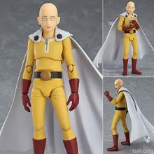 One Punch Man Saitama Figma 310 ПВХ Фигурки игрушки коллекционная игрушка модель Кукла в упаковке