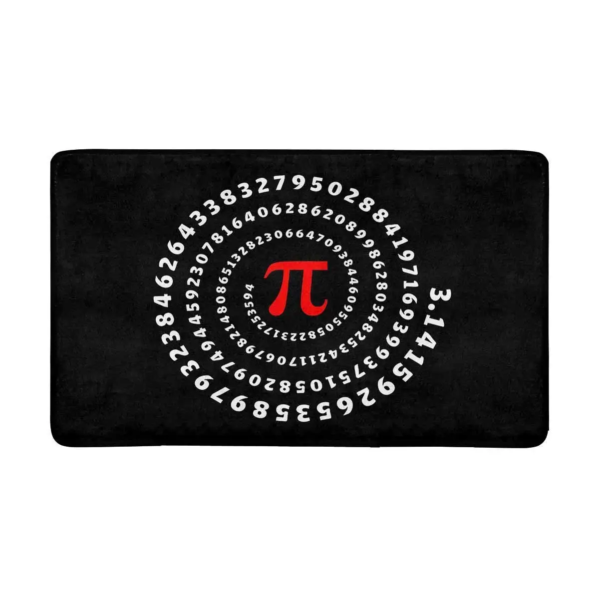

Funny Pi Spiral Circumference Mathematics Indoor Entrance Doormat Non Slip Door Mat Entrance Rugs Home Decor