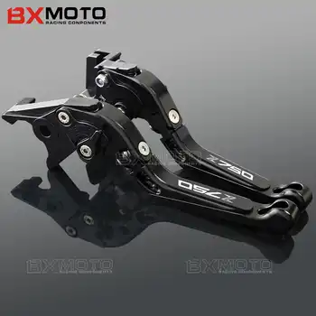 With LOGO Z750 For KAWASAKI Z750 Z 750 2007-2012 CNC Aluminum Motorcycle Adjustable Folding Extendable Brake Clutch Levers