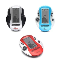 TOYZHIJIA 1 шт. Ретро Классический тетрис портативные игровые плееры детские электронные игры игрушки светодиодный игровой консоли со встроенной 26 играми