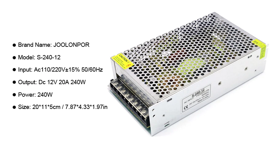 12V 240W power supply