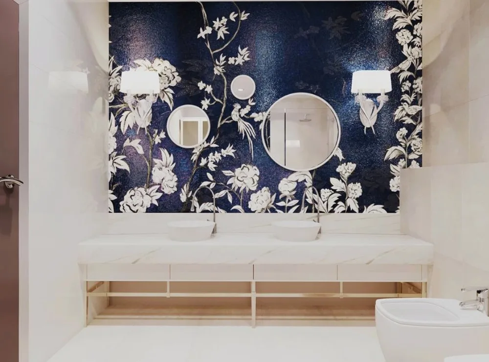 Мозаика для ванной комнаты черно белая мозаика комнаты|idea|mosaicmosaic bathroom |