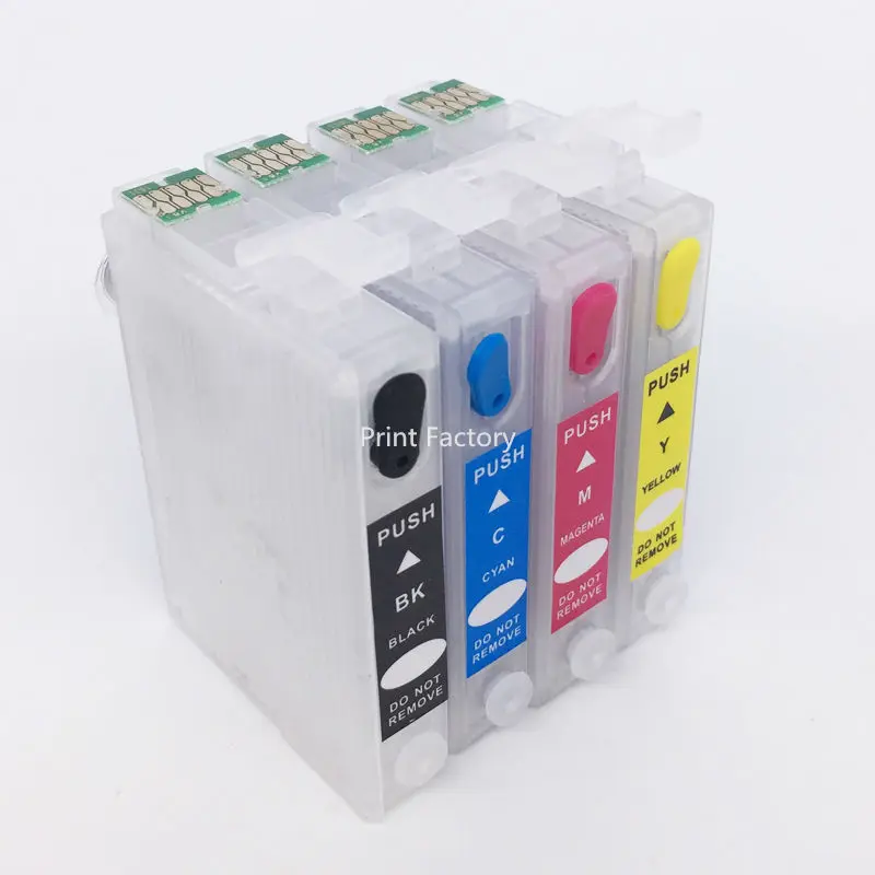 

T1621 T1631-T1634 Refillable Cartridge With Chip For Epson WF-2010W WF-2510WF WF-2520NF WF-2530DW WF-2540WF WF-2750DWF 2760DWF