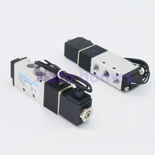 Пневматический электромагнитный клапан 4V110-06 4V110-M5 Порты и разъёмы 1/" BSP M5 12 V 24 v DC 5/2 путь с регулирующим клапаном провод тип штекера