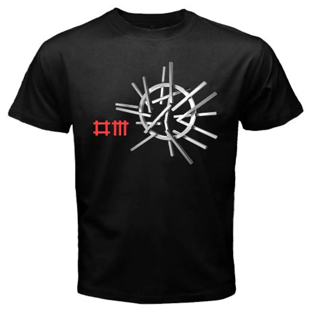

Top Tee New DEPECHE MODE Rock Metal Band Logo Men's T-Shirt
