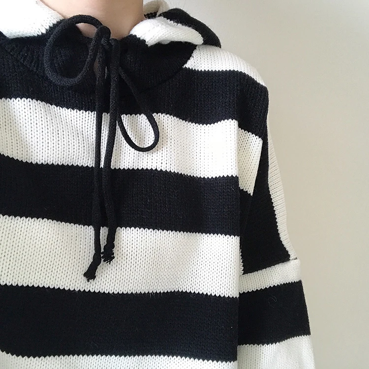 Mulheres kawaii tricô solto design curto bonito