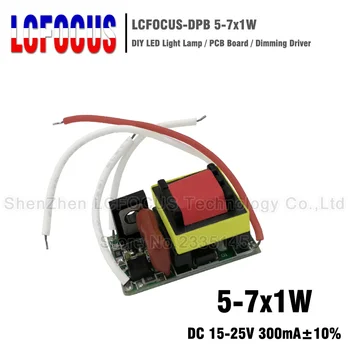 

Dimming LED Driver 5-7x1W 5 6 7 W Watt Power Supply Dimmable Lighting Transformers For 5W 6W 7W GU10 E27 Spotlight Lamp