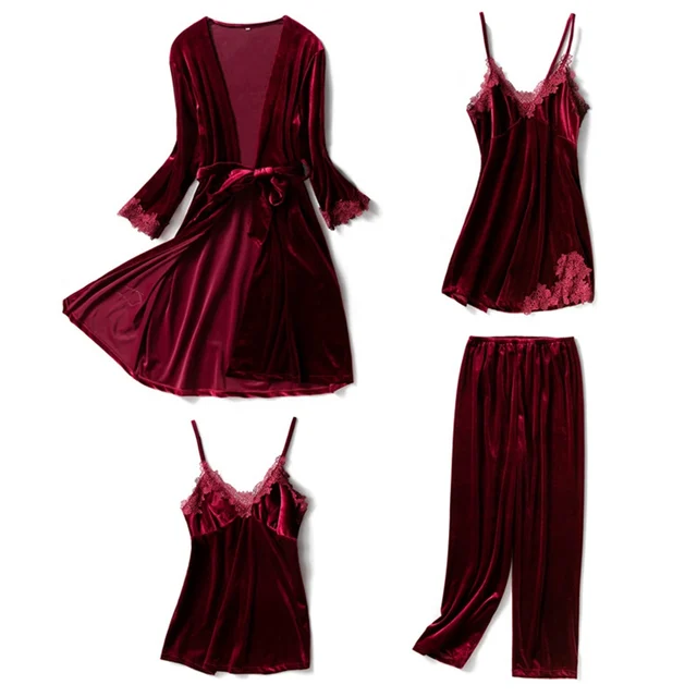 4 piece nighty dress
