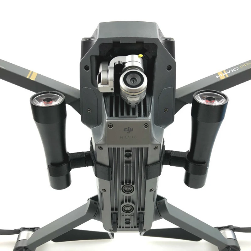 Новое поступление DJI Mavic Pro Flash СВЕТОДИОДНЫЙ свет Filght Лампа Комплект для DJI Mavic Pro ночной полёт фонарь для поиска Drone аксессуары