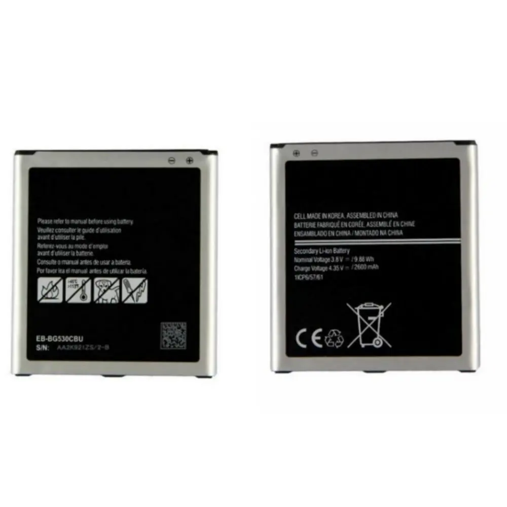 Аутентичная батарея EB-BG530CBU 2600 мАч для samsung Galaxy Grand Prime J3 G5308W G531F G530H/F запасная батарея