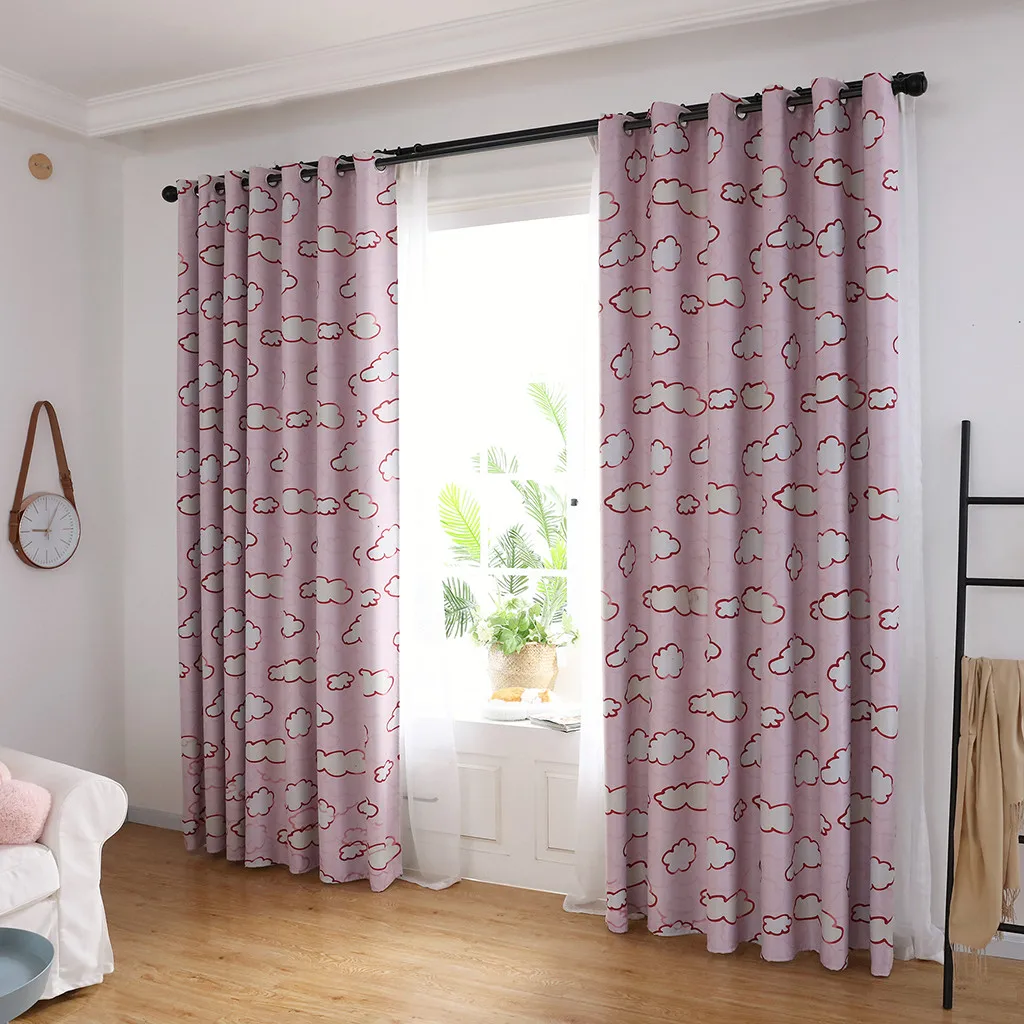 Милые облака окна шторы прекрасное украшение s для детей номеров гостиная Decoraion 9M14