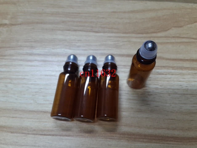 

1000 шт./лот, бесплатная доставка, 5 мл 1/6 унций, многоразовая бутылка, мини-ролл на аромате, флаконы для духов, эфирное масло, роликовый шарик R05